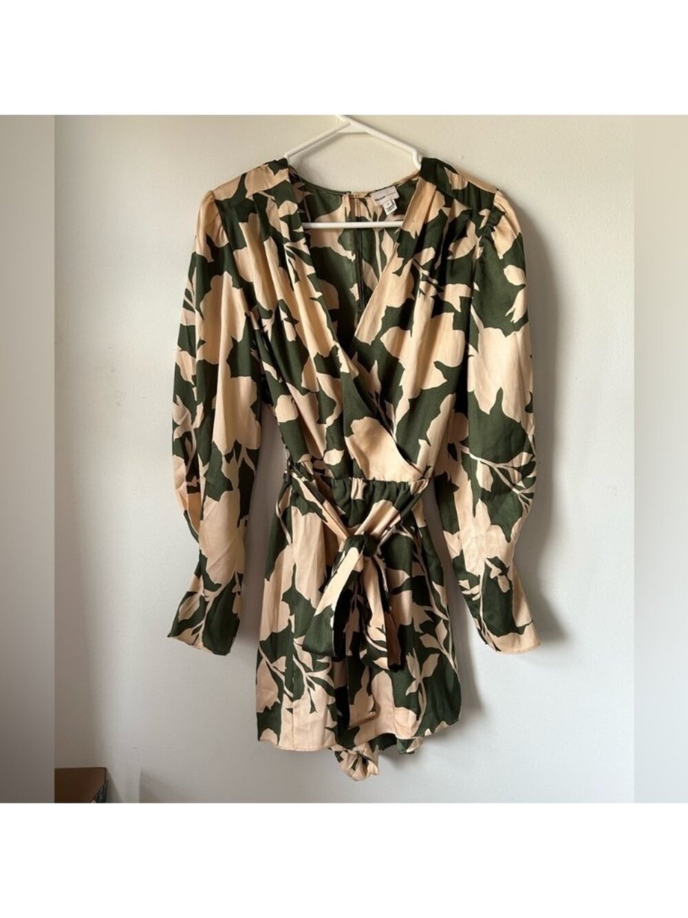 River‎ Island  Long Sleeve Belted Romper